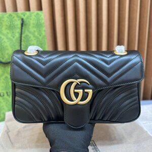 Gucci GG Marmont Black Shoulder Bag